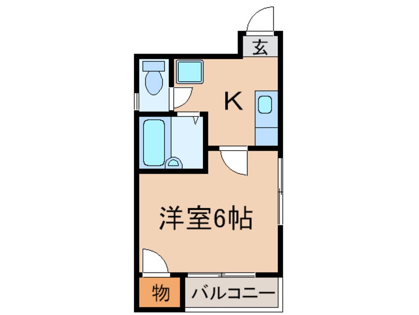 間取図 サンシティ大濠