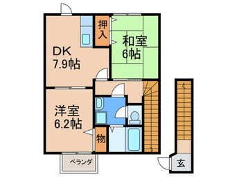間取図 ガーデンハイム今古賀