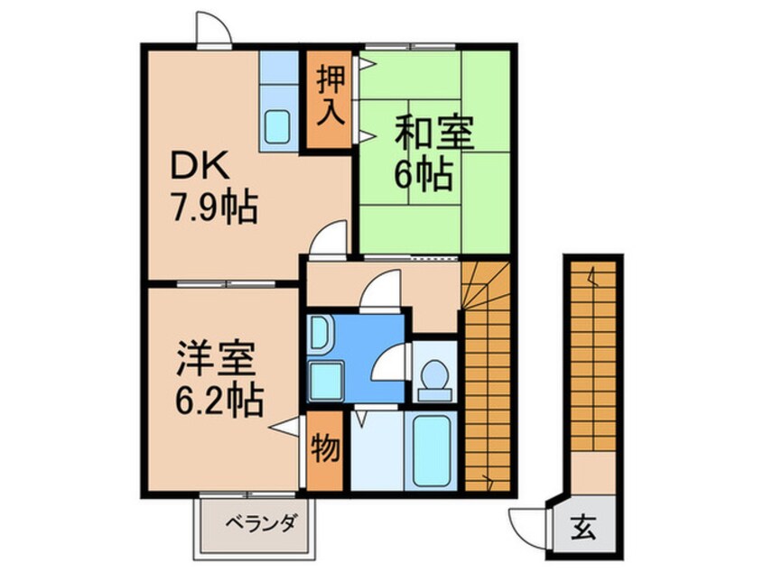 間取図 ガーデンハイム今古賀