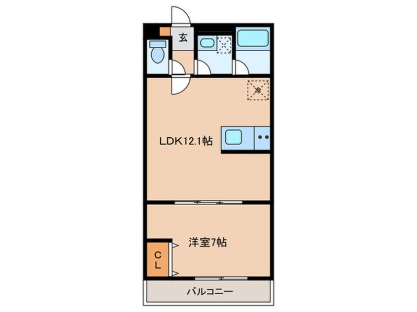 間取図 ｃａｓａ　ｓｉｎｆｏｎｉａ
