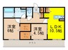 D-room ＫＯＴＯＢＵＫＩ 2LDKの間取り