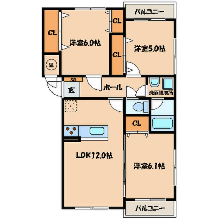 間取図 キャロットＧ