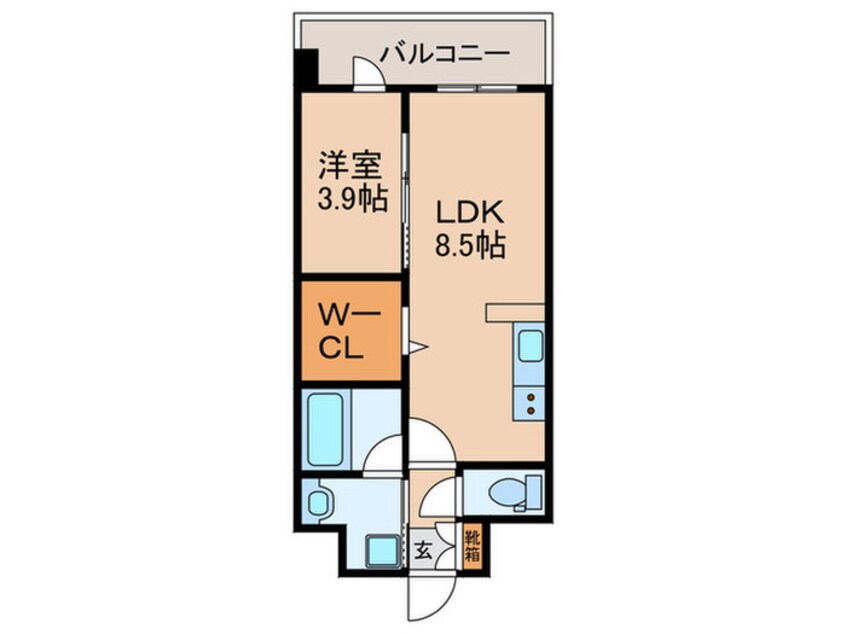 間取図 Quintet　Minami　Fukuoka