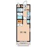シャトレ松尾Ⅱ 1Kの間取り