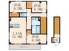 アヴェニュー到津 3LDKの間取り