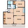 キャンディハウスC 3DKの間取り