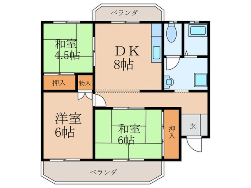 間取図 志井ﾏﾝｼｮﾝ