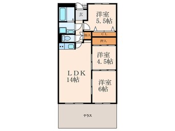 間取図 菊竹ビル金鶏