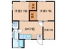 涼風荘 3DKの間取り