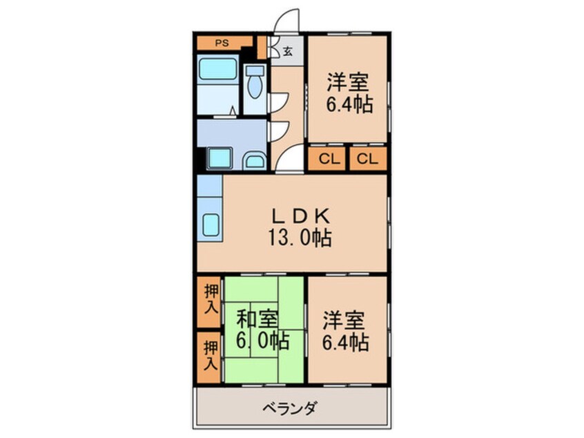 間取図 サニーヒル