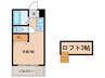 ぴお～ね 1Rの間取り