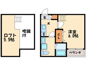 間取図 ラグタイム箱崎