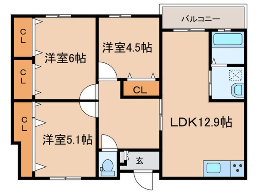 間取図 エスケイハイム