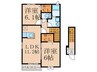 レジデンス　プラム　２ 2LDKの間取り