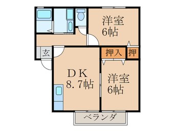 間取図 エスポアール　フォンティーヌ