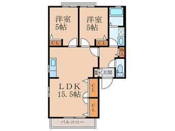 間取図 グリーンフィールド曽根Ｂ