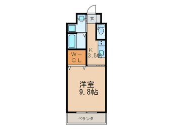 間取図 サージュ陣原