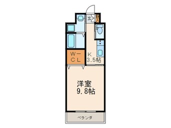 間取図 サージュ陣原