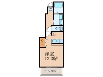 間取図 メゾン若園Ｂ