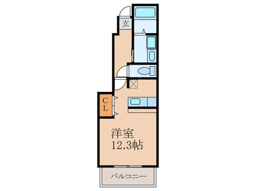 間取図 メゾン若園Ｂ