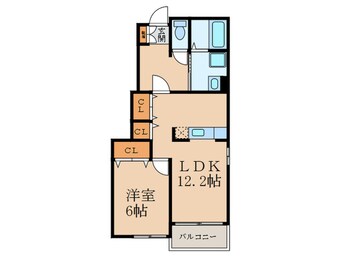 間取図 サニ－タウン曽根Ｂ