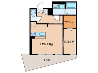 間取図 マノワール百道