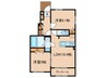 仮)ルタン木屋瀬 2LDKの間取り