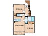 仮)ルタン木屋瀬 2LDKの間取り