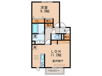 間取図 エクセル東合川Ⅲ