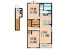 仮)マイライフ直方Ⅴ 2LDKの間取り