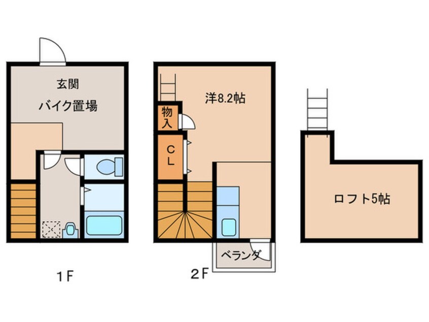 間取図 クワトロ・ヴィラ今宿