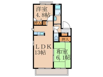 間取図 リジェール尾倉Ⅱ Ａ棟