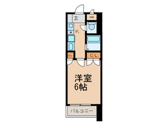 間取図 グレイス二日市壱番館(408)
