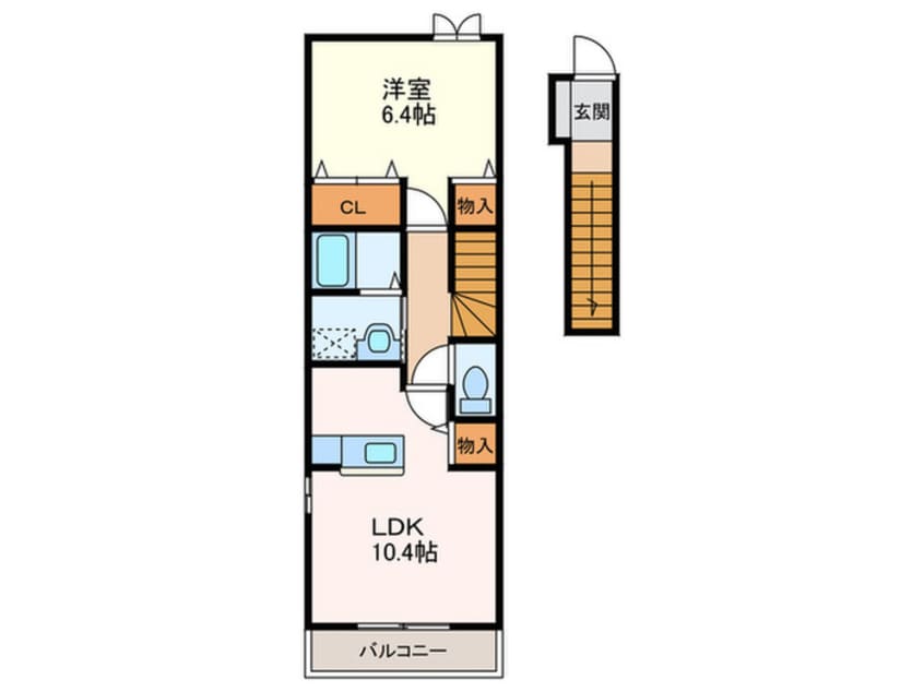 間取図 ジェネシスⅧ番館