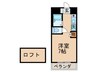 タニックス黒崎 1Rの間取り