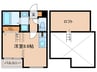 プレジャー福大前Ⅱ 1Rの間取り