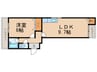 ディアライフ千防 1LDKの間取り