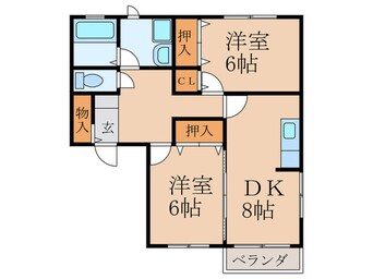 間取図 ベルエポックあざみ