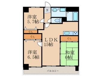 間取図 アヴァンセ学術都市