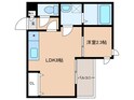 R-smart　PONOの間取図