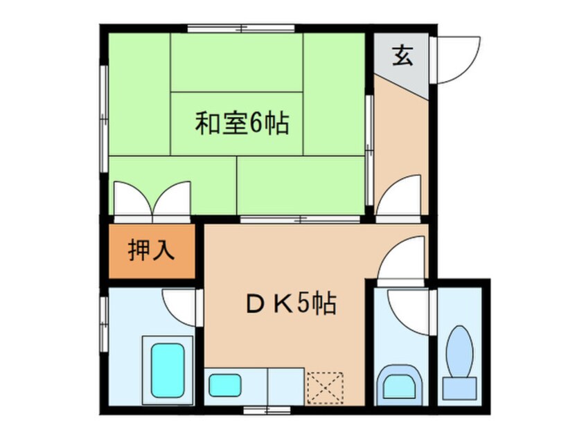 間取図 やすらぎビル