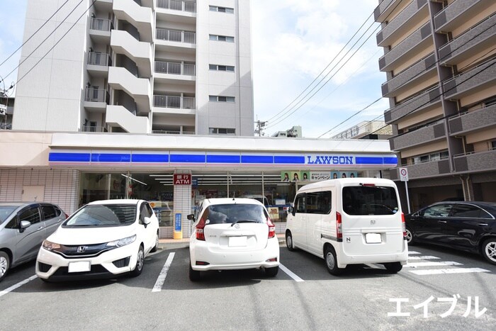 ローソン久留米大手町店(コンビニ)まで285m やすらぎビル