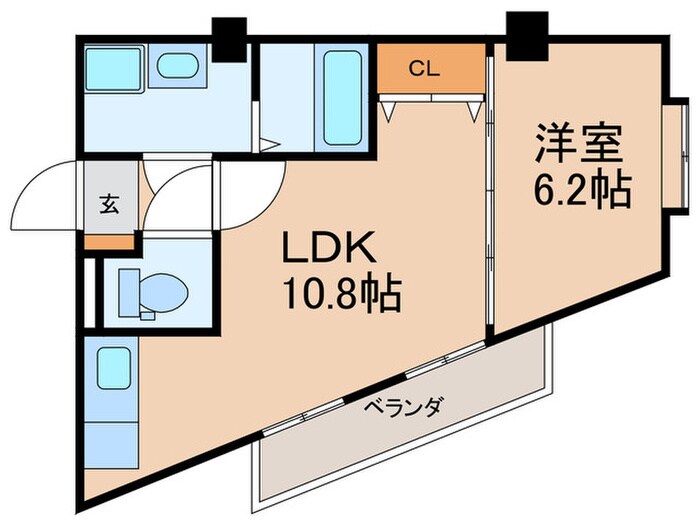 間取り図 第６元木ビル