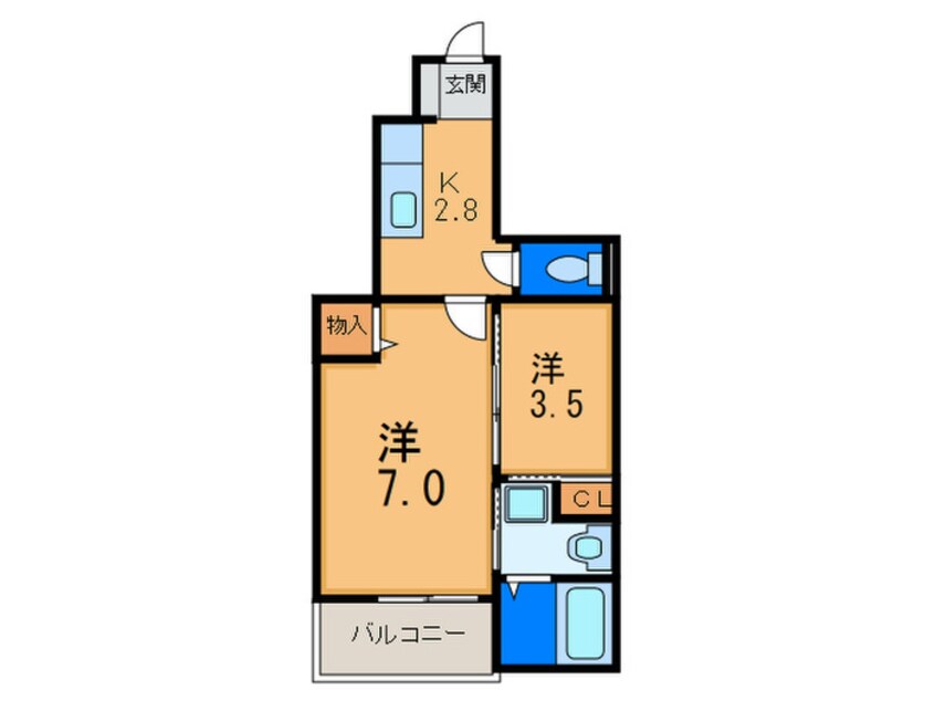 間取図 フォ－エヴァ－・サンリッチ