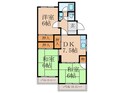 伊川道コーポの間取図