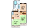 伊川道コーポの間取図