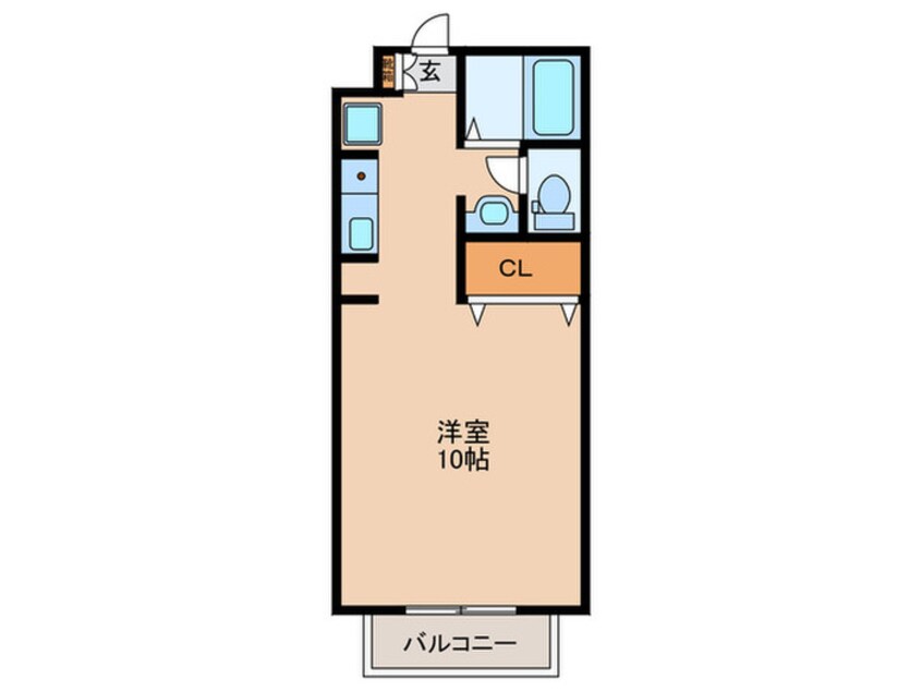 間取図 カーサエルレーブ