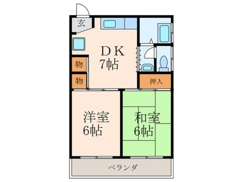 間取図 片野レジデンス