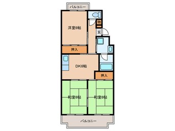 間取図 第２グランドハイツ大産