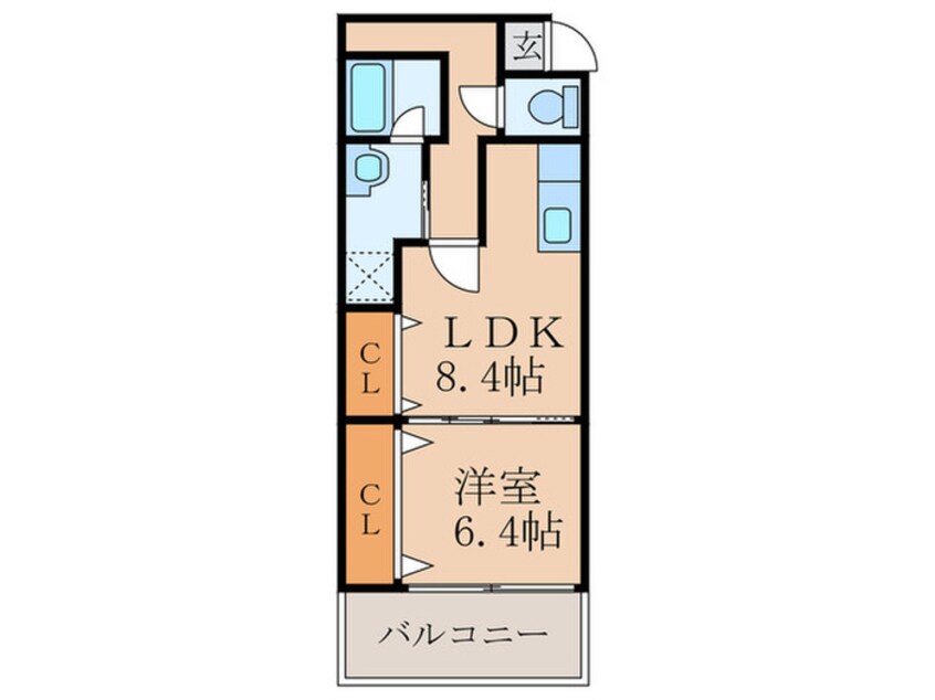 間取図 オークマンション柏の森
